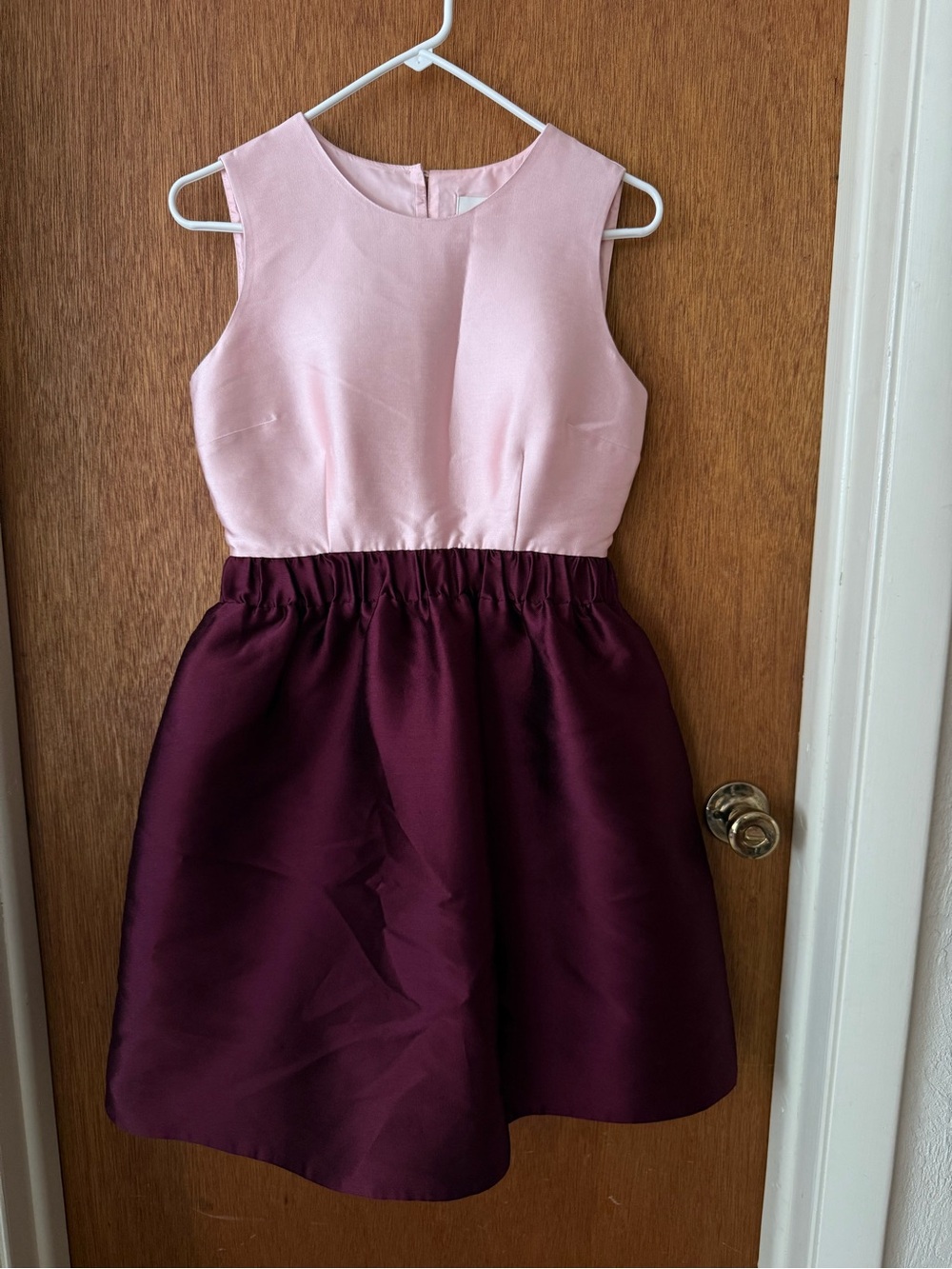 Kate Spade Pink Bodice and Burgundy Skirt Formal Dress